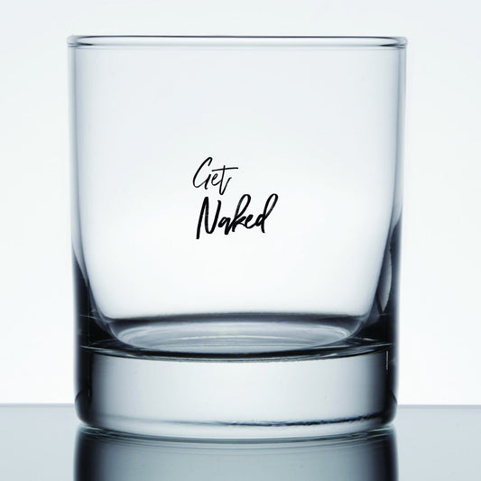 "Get Naked" Cocktail Glass