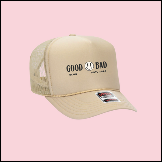 "Good Bad Club" Smiley Trucker