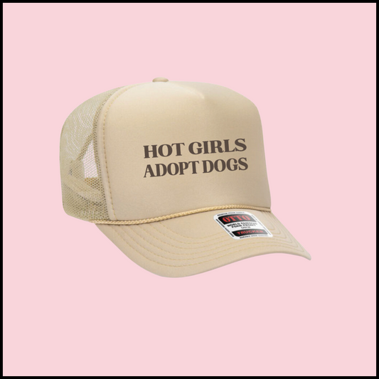 "Hot Girls Adopt Dogs" Trucker